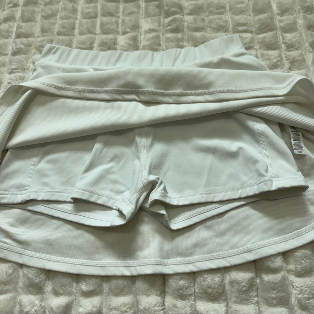 Varley Small White Skort Skirt ~ Lined Athletic Athleisure Tennis Pickleball - Picture 3 of 7
